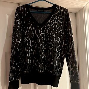 Banana sweater. Zebra print.